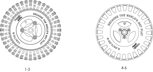 V6 Drive Wheels parts diagram