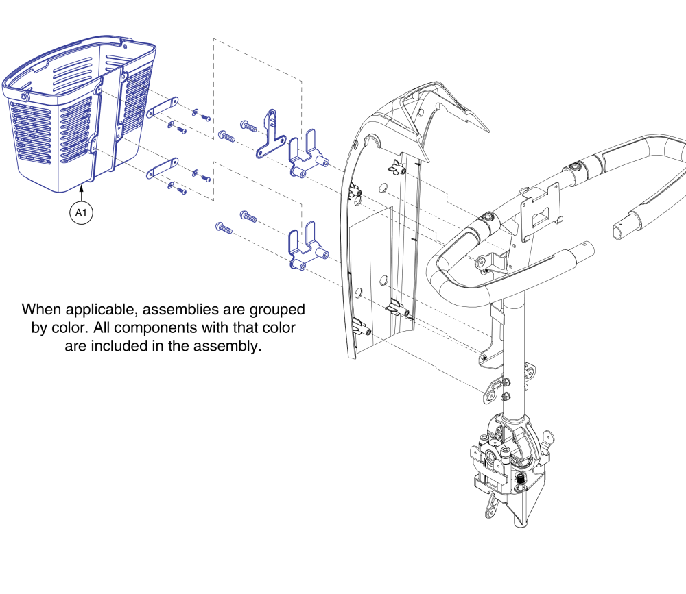 Basket Assembly parts diagram