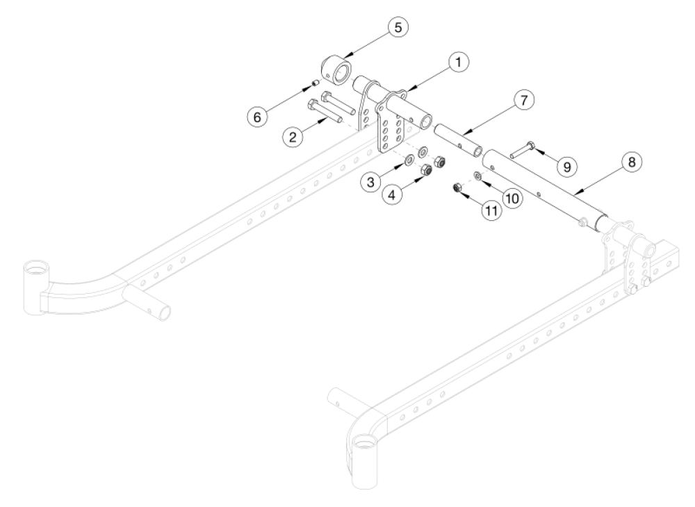 Cr45 Axle Plate parts diagram