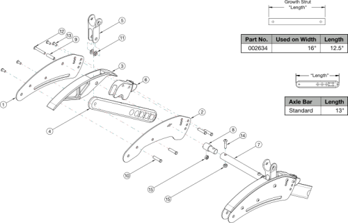 Flip For X:panda Base Frame parts diagram