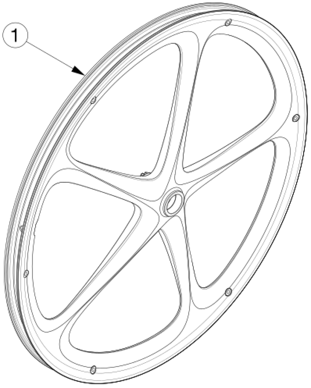 Cr45 Wheels - Maxx Mag parts diagram