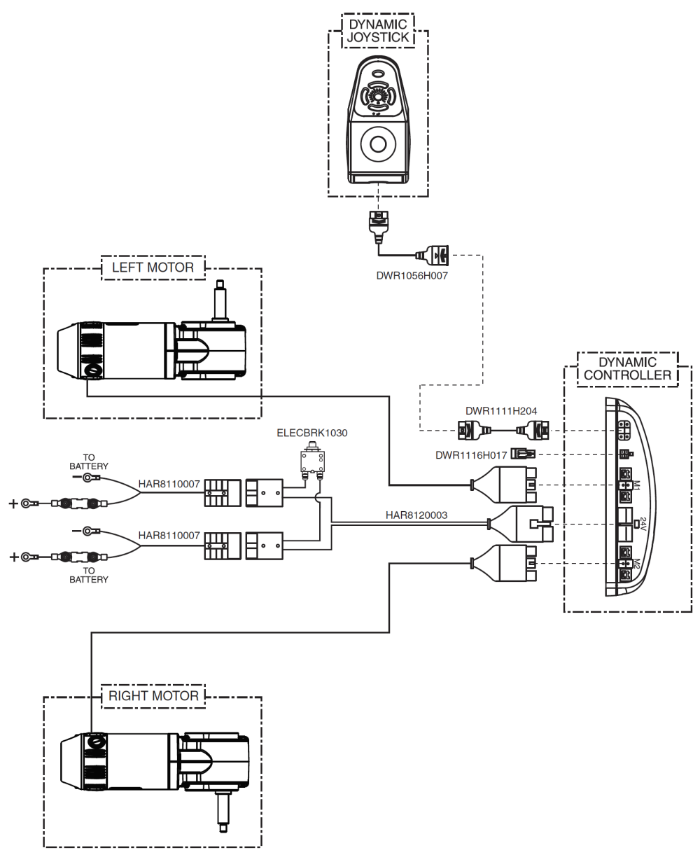 Dynamic Electrical System Diagram, Elite Hd parts diagram