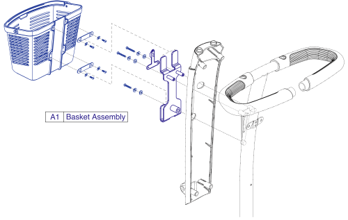 Basket Assy, Acc130118 parts diagram