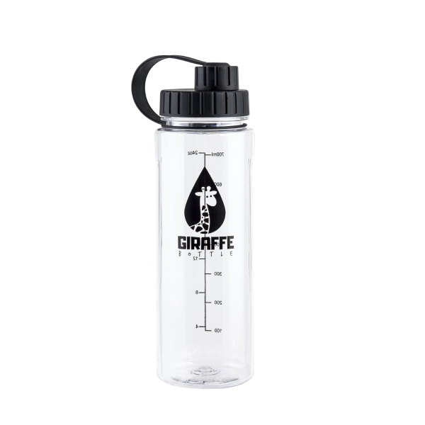 MSW Kids Water Bottle and Cage Kit - Giraffe w/ Black Cage