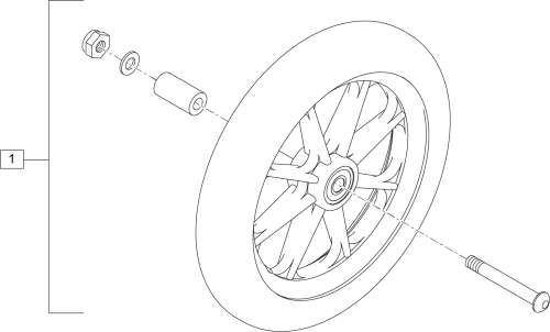 Rear Wheel-easy parts diagram