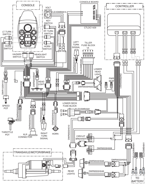 Electrical System Diagram, Celebrity Dx parts diagram