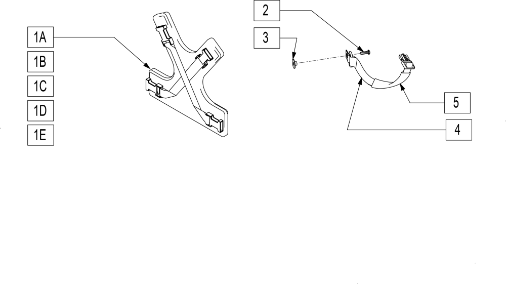 Anterior Trunk Support parts diagram