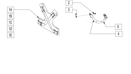 Anterior Trunk Support parts diagram