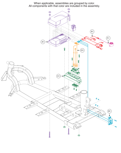 R-series Controller parts diagram