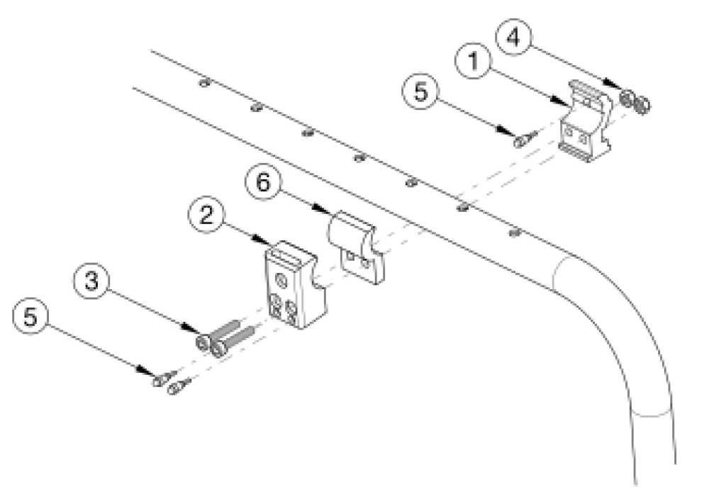 Clik Fender Side Guard Receiver parts diagram
