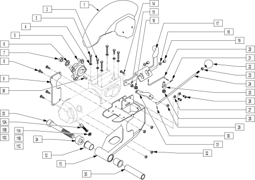 S636/s646/s646se Motor parts diagram