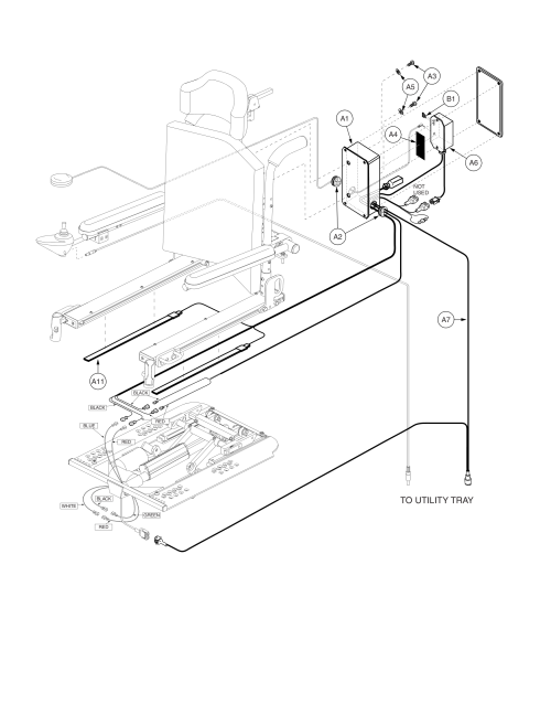 Tb1 Tilt, Remote Plus / Vsi Thru Single Switch, Gen 2, No Pto parts diagram