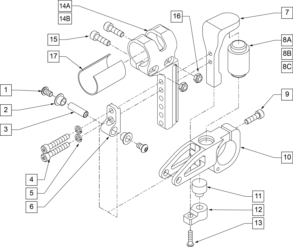 Suspension Axle Plate Assembly parts diagram