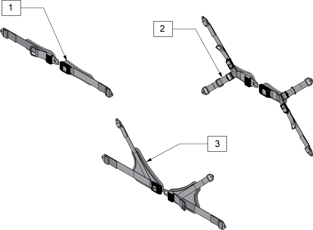 Anterior Pelvic Belts parts diagram