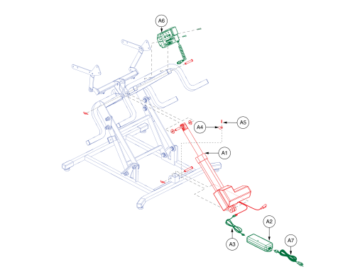 Motor, Dual Lead, W/capacitor parts diagram