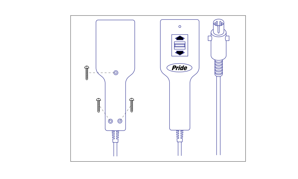 Toggle Hand Control Assy W/ Led, Eleasmb6934 parts diagram