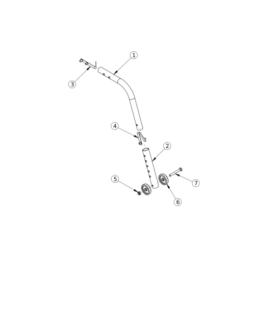 Rigid Rear Anti-tip parts diagram