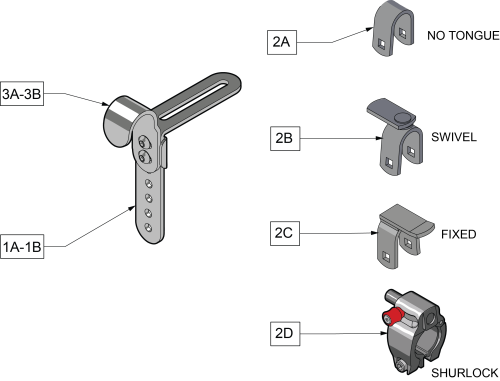 J Hooks Mounting Hardware parts diagram