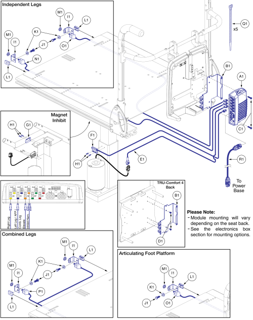 Q-logic 3 Aam, Harnesses, And Hardware - Synergy parts diagram