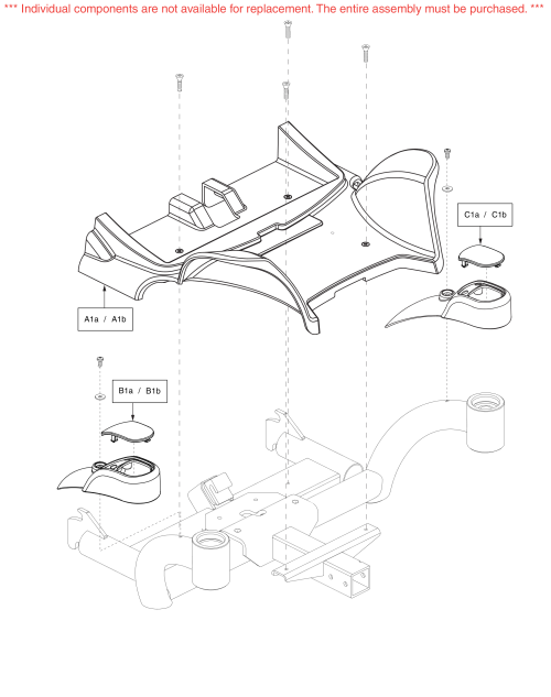 Front Shroud And Front Arm Cover, Go-chair / Z-chair parts diagram