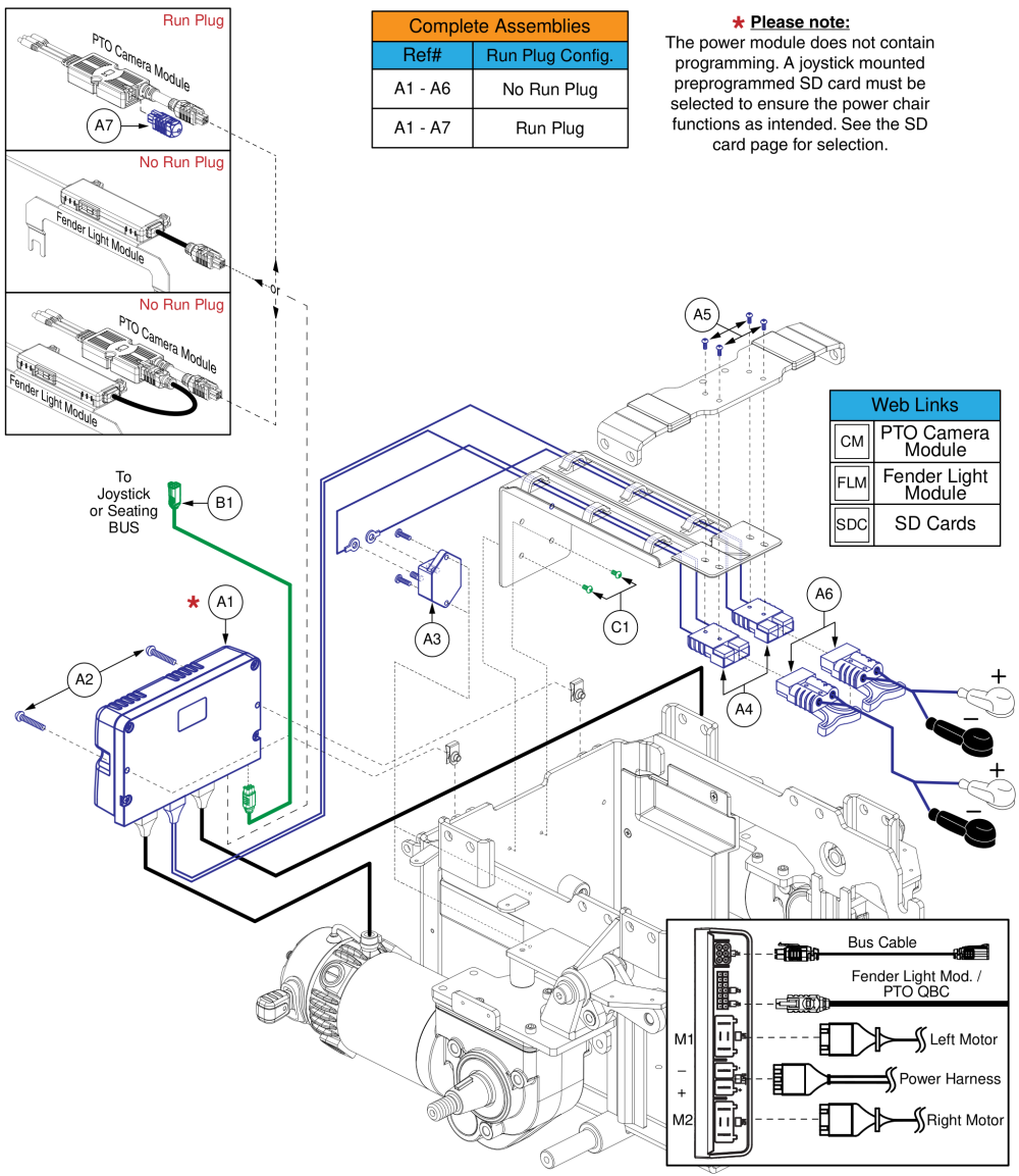 Ql3 Base Electronics, Lighting Fenders / Pto Qbc, Q6 Edge Hd parts diagram
