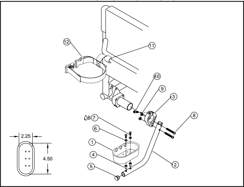 Crutch Holders parts diagram