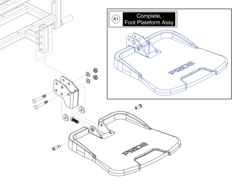 Foot Platform Assy parts diagram