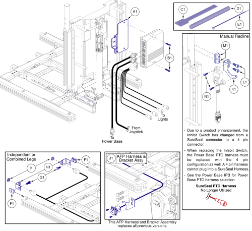 Hardware, Tb3 W/ Lam2, Ne+ / Q-logic 2 parts diagram