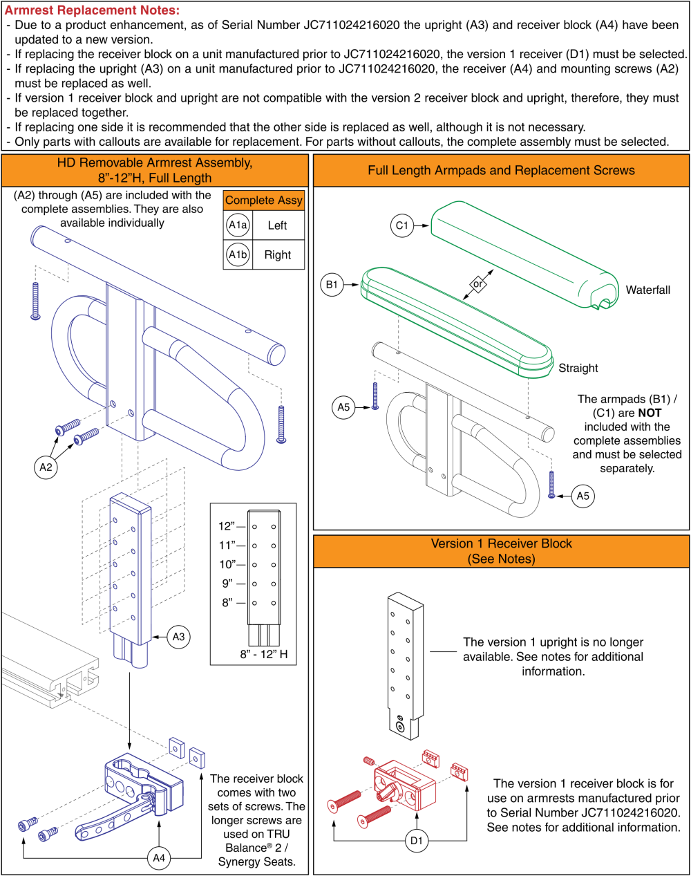 Hd Removable Armrests, 8