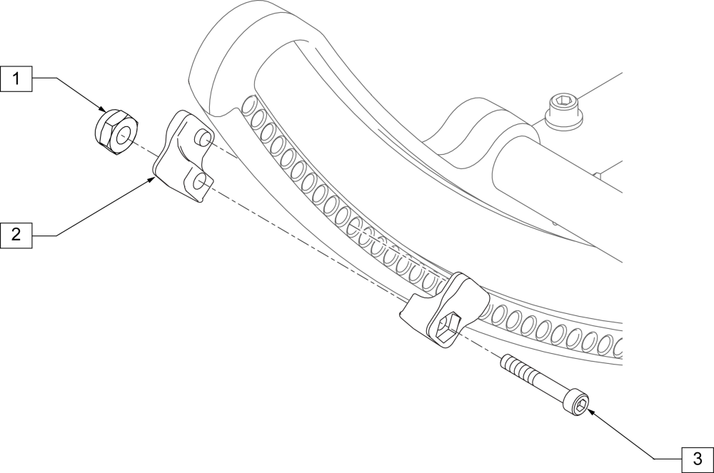 Tilt Stops (s/n Prefix Cgt) parts diagram