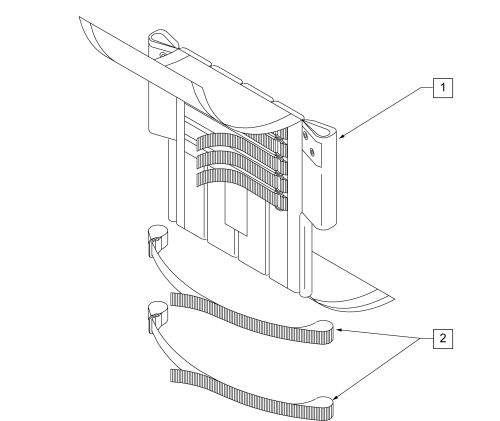 Tension Adjustable Back Upholstery-fixed parts diagram