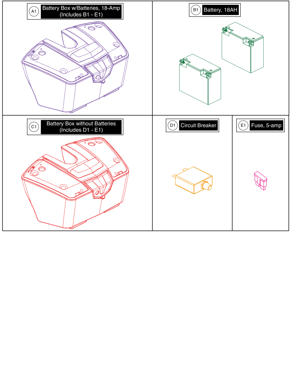 Battery Box Assy parts diagram