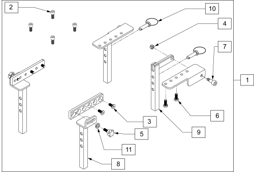 Pulse Asap Spot Seat Interface parts diagram
