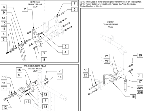 Wc19 Transit Kit After S/n Prefix Q2x parts diagram