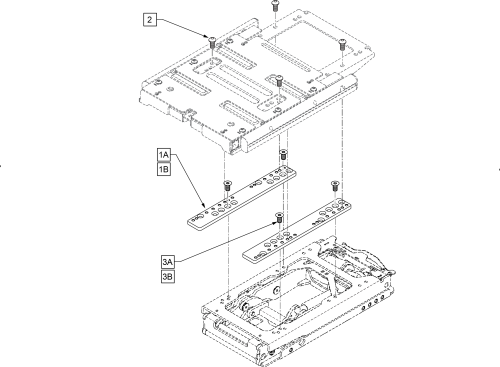 Seating Interface Adapter Plate parts diagram