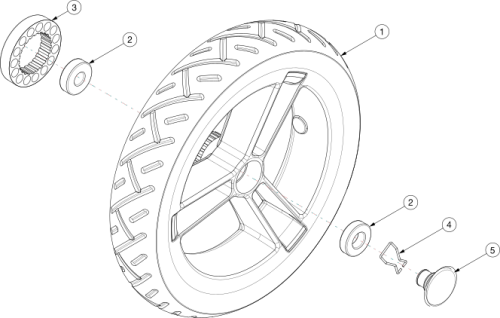 Tyke Rear Wheel parts diagram