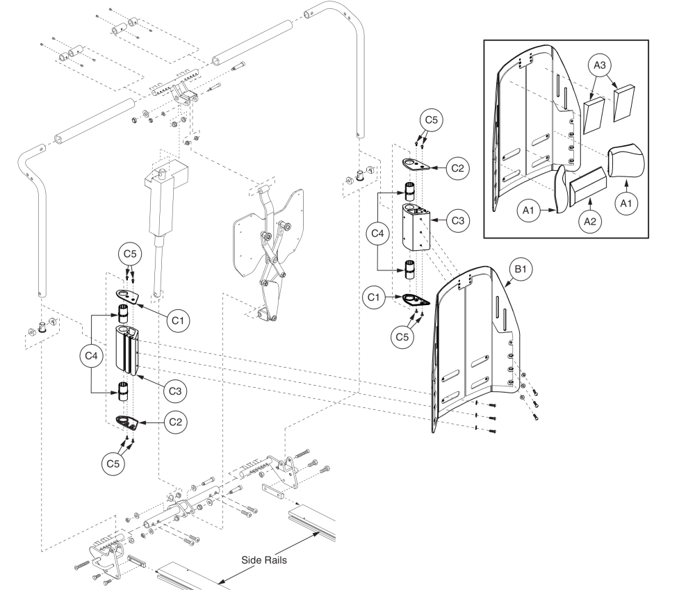 Tb2 Recline Seat Back, 16