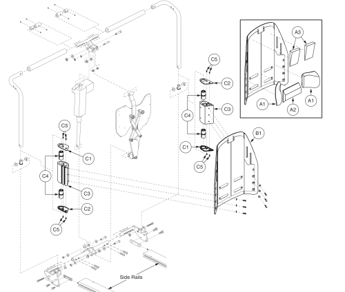 Tb2 Recline Seat Back, 16