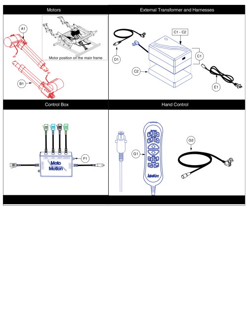 Motor,lift,emc,delta Drive,infinite Position,w/green 5pin,(okin: ) parts diagram