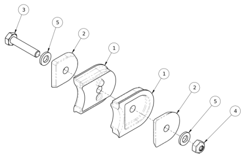 Cr45 Tilt Stop parts diagram