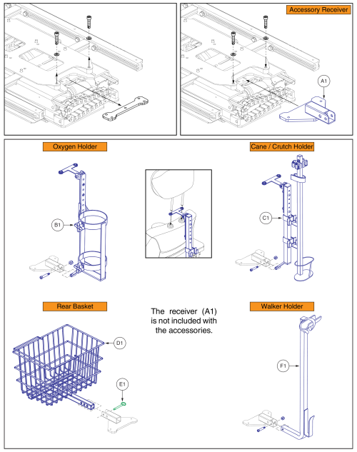 Sof Ilevel Captain Seat Accessories parts diagram