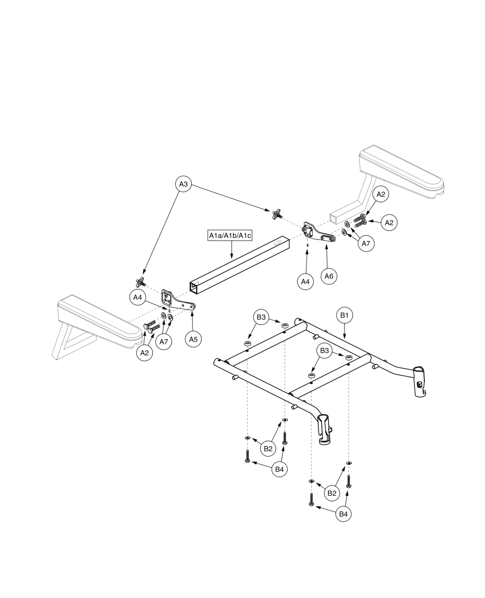 H - Frame - Elr Sa 115 Ltd Rec 16-20w parts diagram