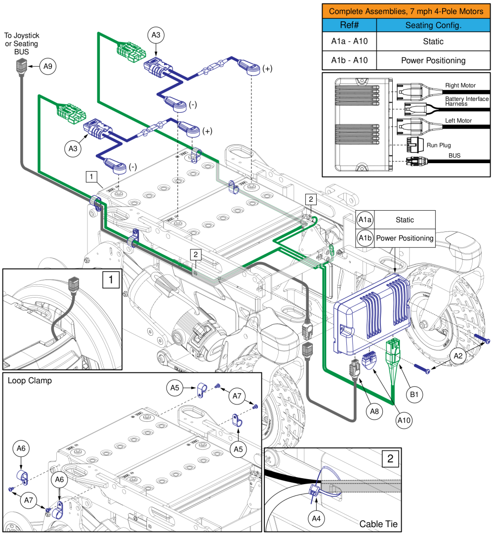 Ne+ Base Electronics, Std. Fenders / No Pto Qbc, 7 Mph, R-trak parts diagram
