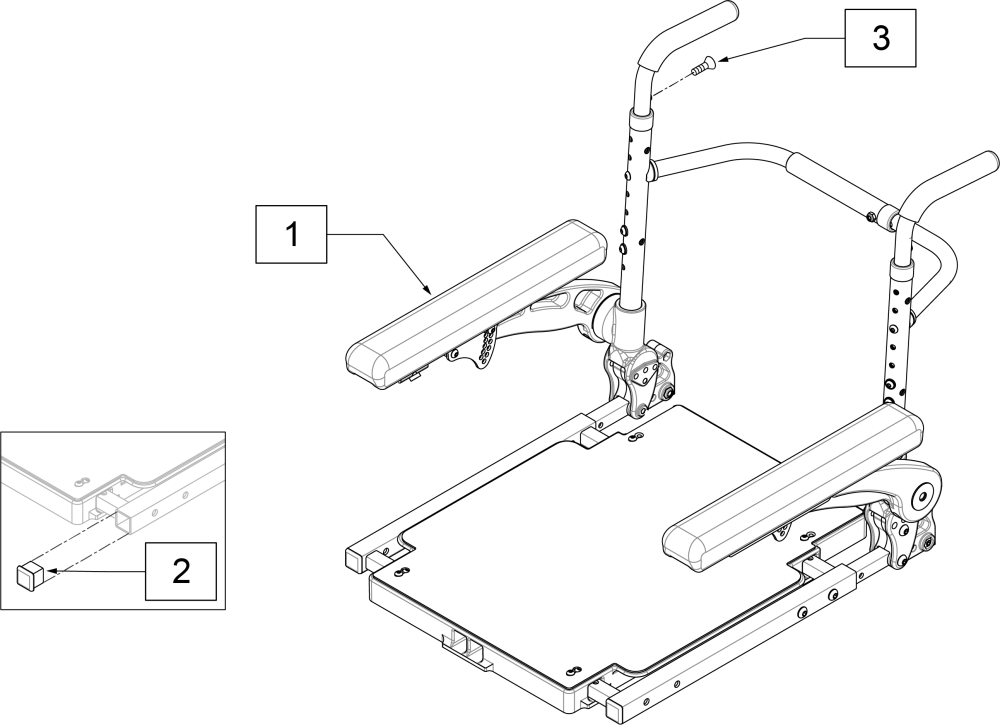 Asap Seat Assembly parts diagram