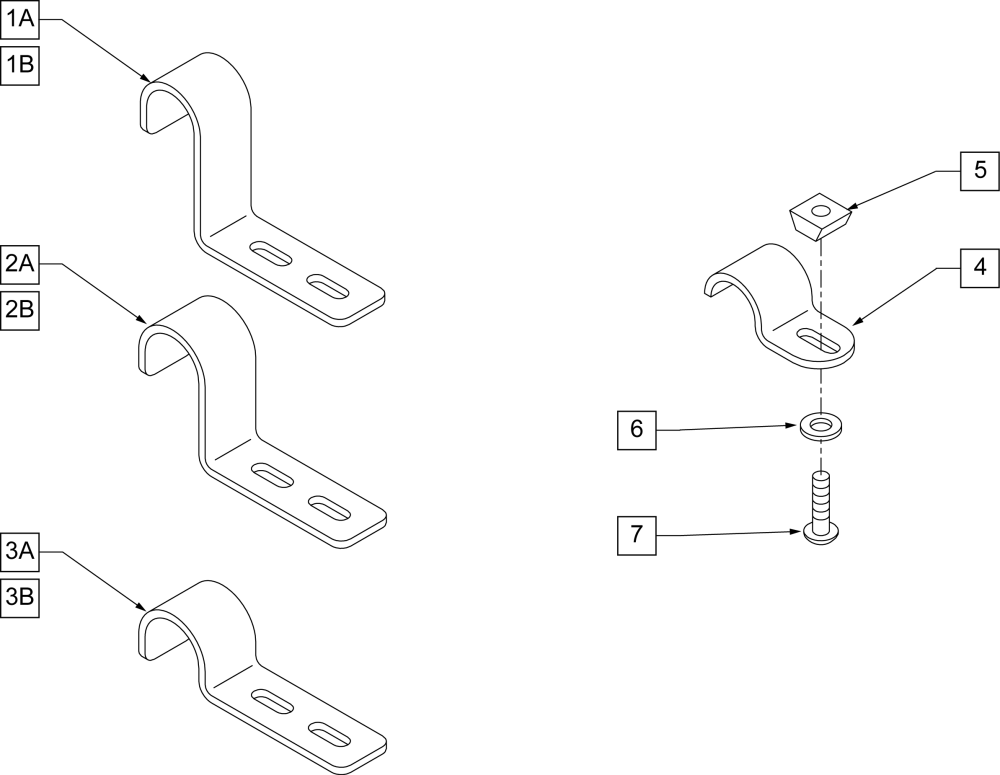 Drop Hooks parts diagram