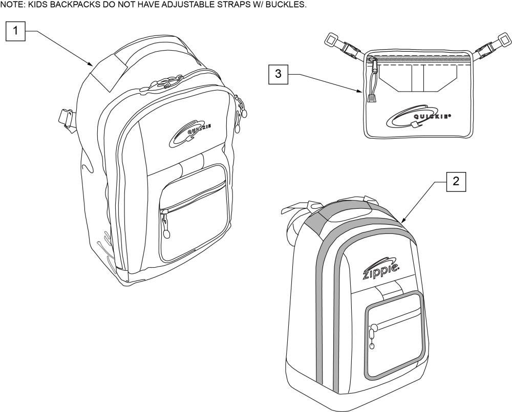 BACKPACKS AND SEAT POUCHES