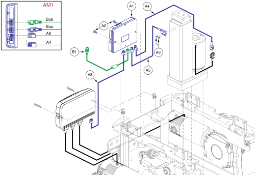 Ne+ Am1 For Power Seat, Q6 Edge 2.0 / 3 parts diagram