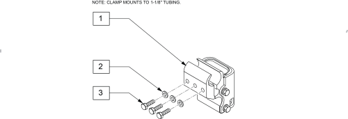 Single Post Armrest Receiver Qri parts diagram