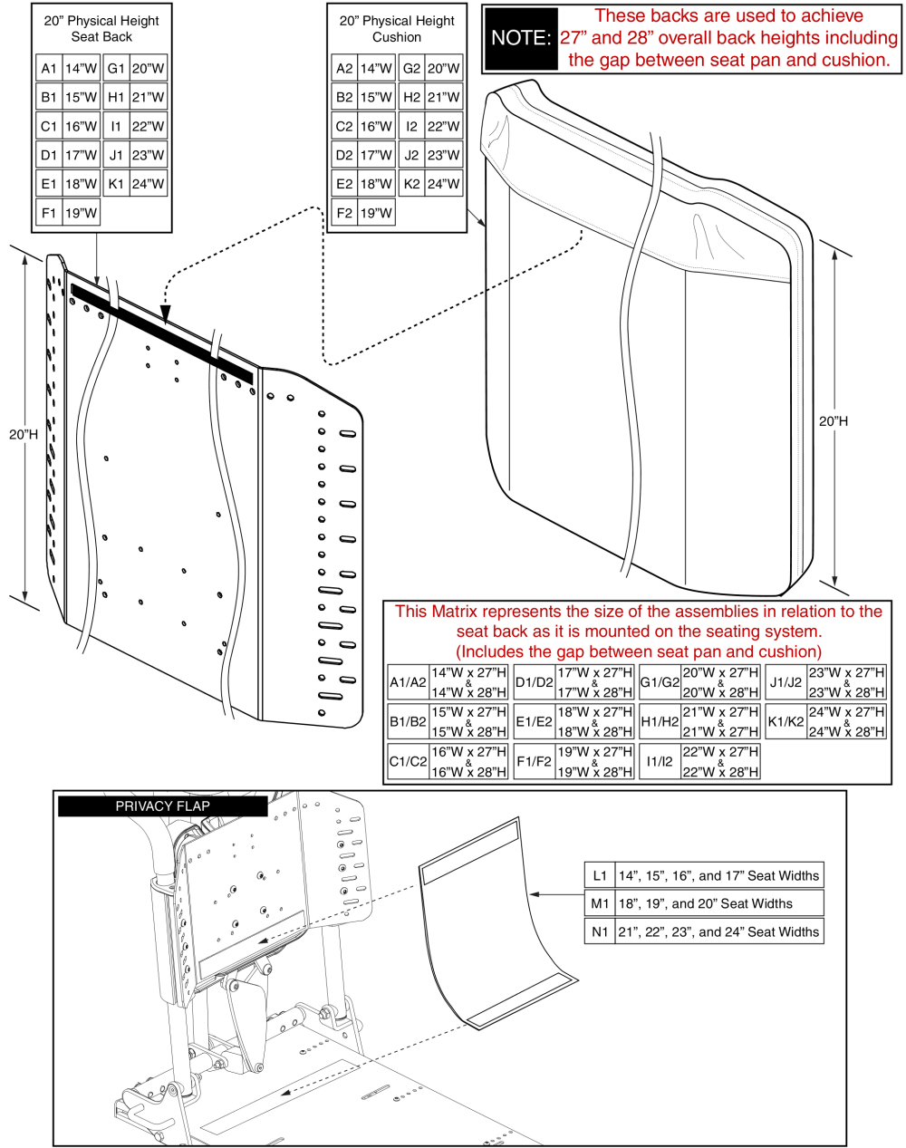 Standard Back And Cushion, 27