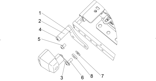 X8 Fold Forward With Lights And Tie Downs parts diagram